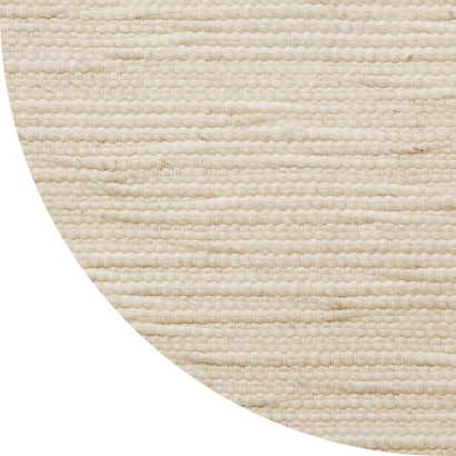 Close up shot of Tessie rug in Ivory