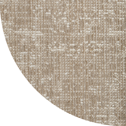 Close up shot of Atlas rug in Sand