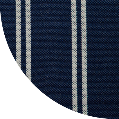 Close up shot of Blair rug in Indigo