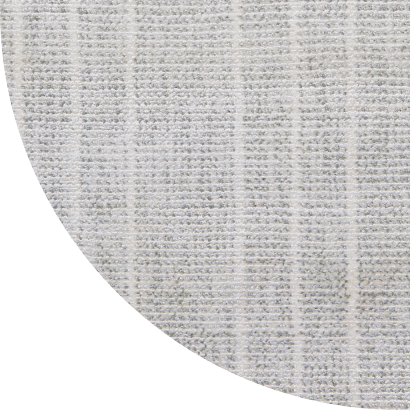 Close up shot of Blithedale rug in Platinum