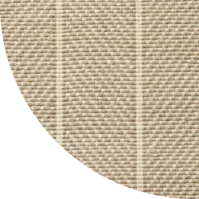 Close up shot of Casy Faun rug in Linen