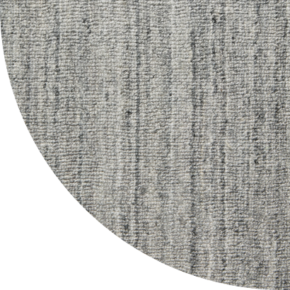 Close up shot of Celie rug in Nickel