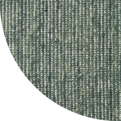 Close up shot of Cora rug in Aquamarine