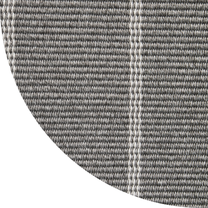 Close up shot of Dutton rug in Grey