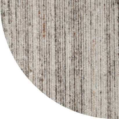Close up shot of Elliot rug in Marled Brown