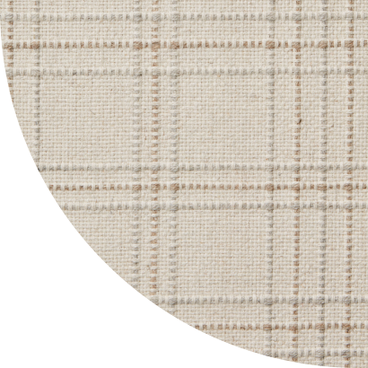Close up shot of Ellis rug in Linen