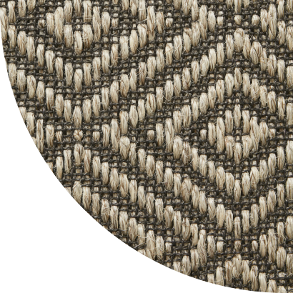 Close up shot of Harker rug in Graphite