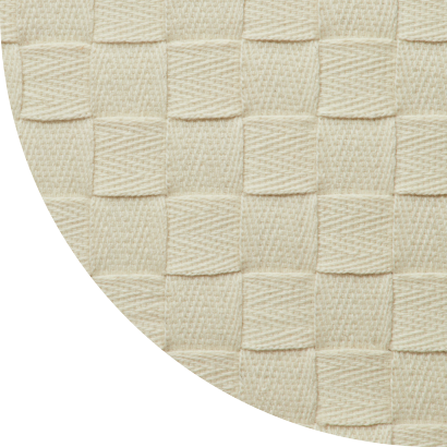 Close up shot of Hugo rug in Ivory