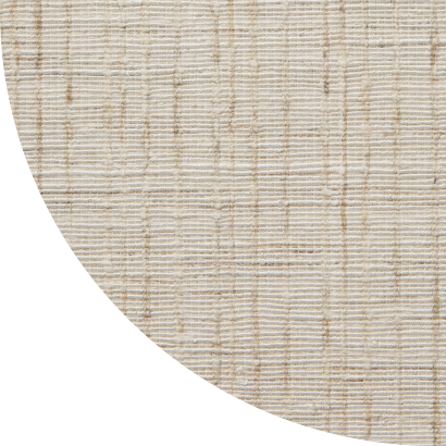 Close up shot of Martin rug in Linen