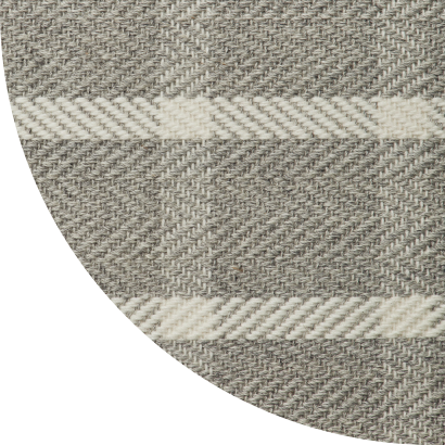 Close up shot of Montag rug in Grey