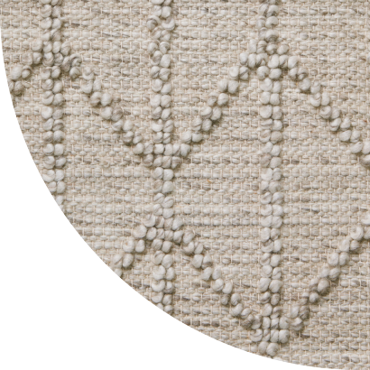 Close up shot of Odessa rug in Stone