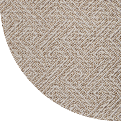 Close up shot of Oliver rug in Sand