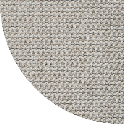 Close up shot of Penn rug in Light Grey