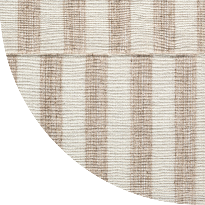 Close up shot of Reed rug in Linen