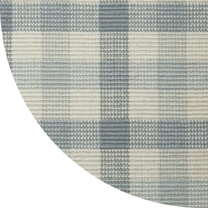 Close up shot of Sadie rug in Seafoam