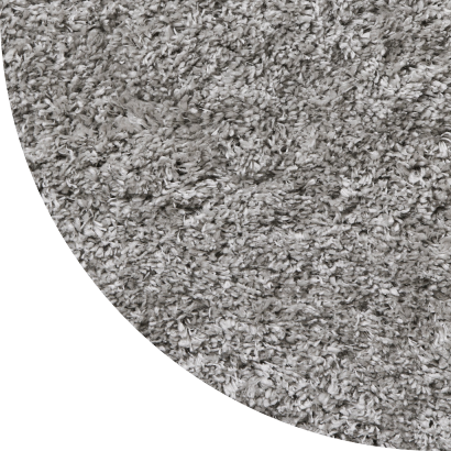 Close up shot of Sugar rug in Silver