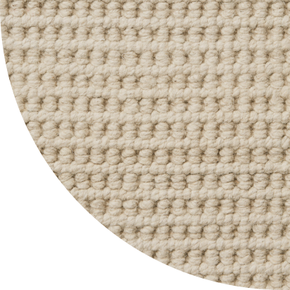 Close up shot of Theodore rug in Oatmeal