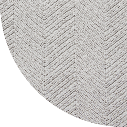 Close up shot of Velma rug in Icicle