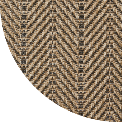Close up shot of Willow rug in Wheat