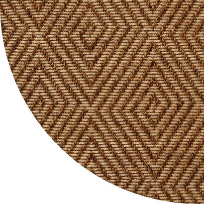Close up shot of Yaddow rug in Umber