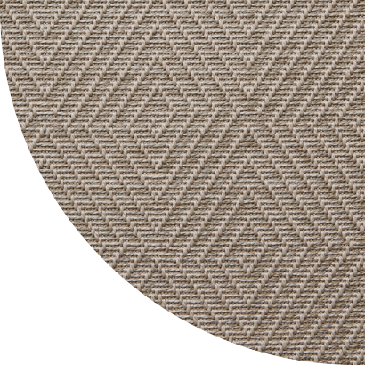 Close up shot of Yaddow rug in Warm Grey