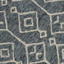 Closeup of Tarot Canty Ocean Wool Rug