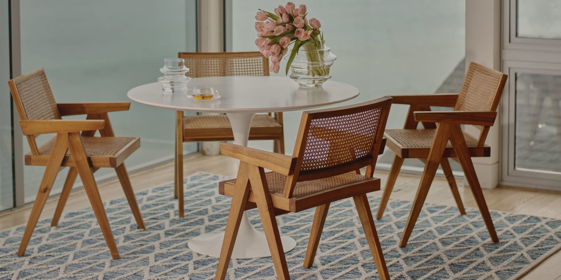 Custom area rug displayed in elegant home interior - Memorial Day sale