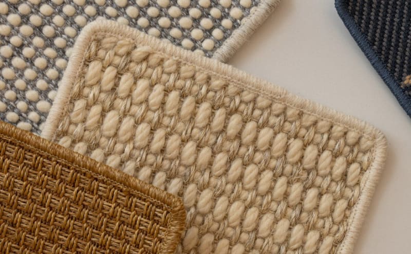 Sample rugs at home
