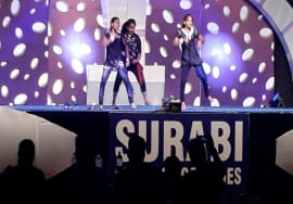 Surabi college annual day function2018 in erode student