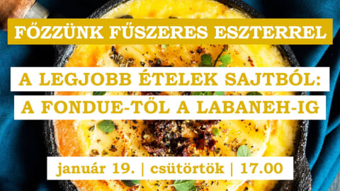 Főzzünk Fűszeres Eszterrel - A legjobb ételek sajtból 