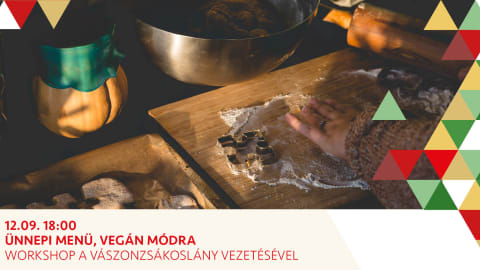 Ünnepi vegán workshop a Vászonzsákoslánnyal