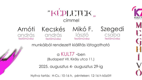 Képletek - Festőművészek világai a KULT7-ben