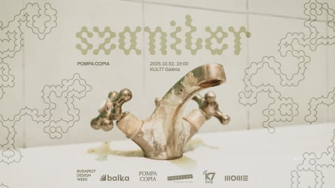 Tárlatvezetés a Pompa Copia kollektíva SZANITER kiállításon