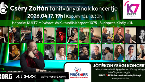 Jótékonysági koncert // Cséry Zoltán tanítványainak zongorakoncertje