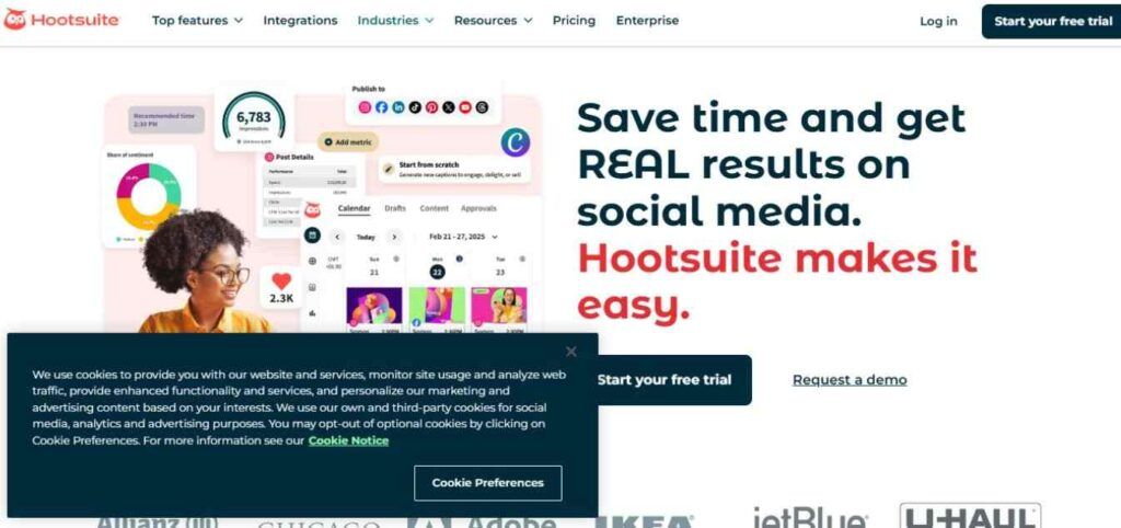 Save time and get REAL results on social media. Hootsuite makes it easy.