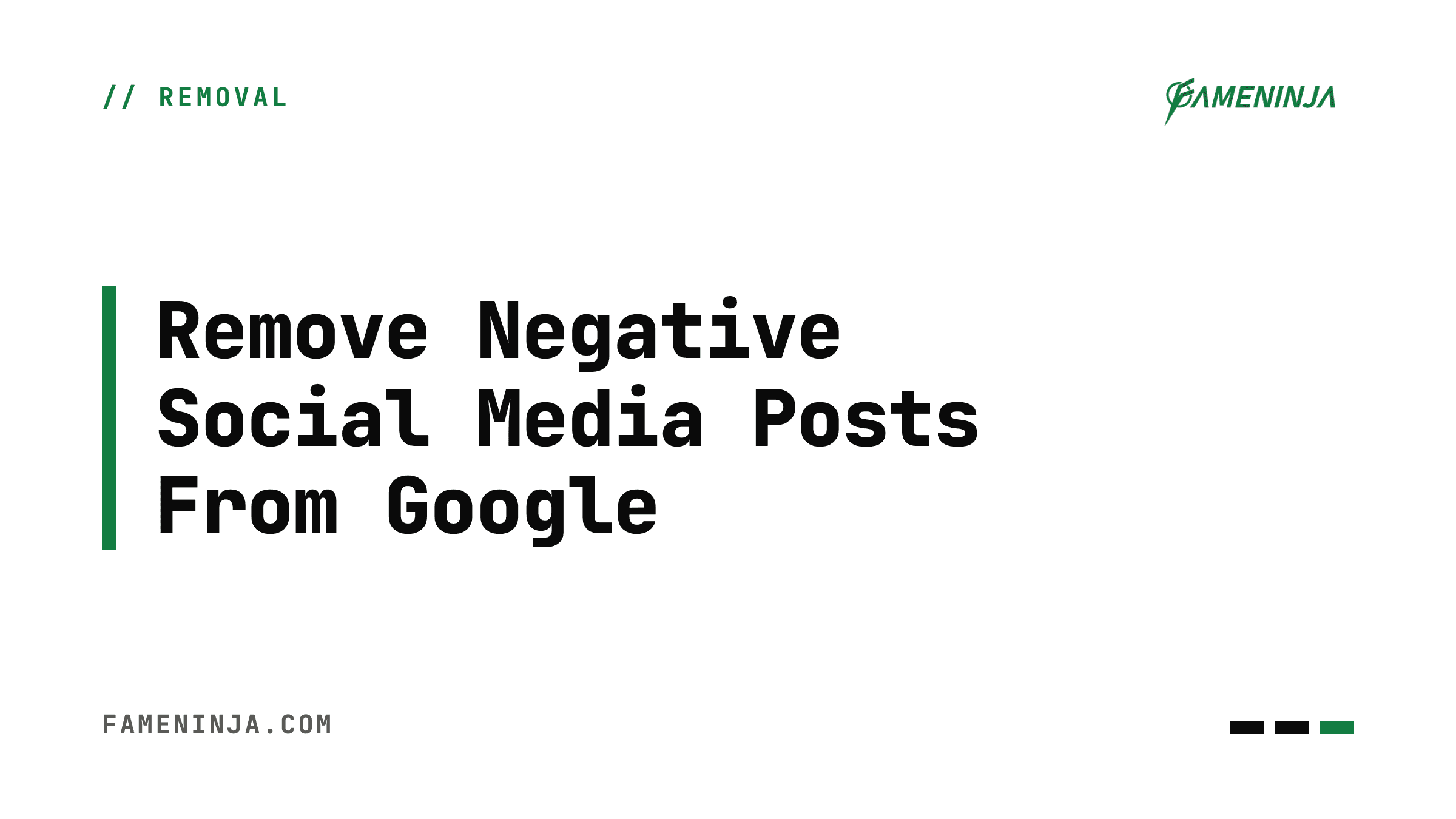 How to Deindex Negative Social Posts | FameNinja