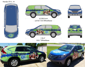 Honda CR-V wrap