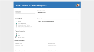 Video Conference Request Platform Video Conference Request Platform