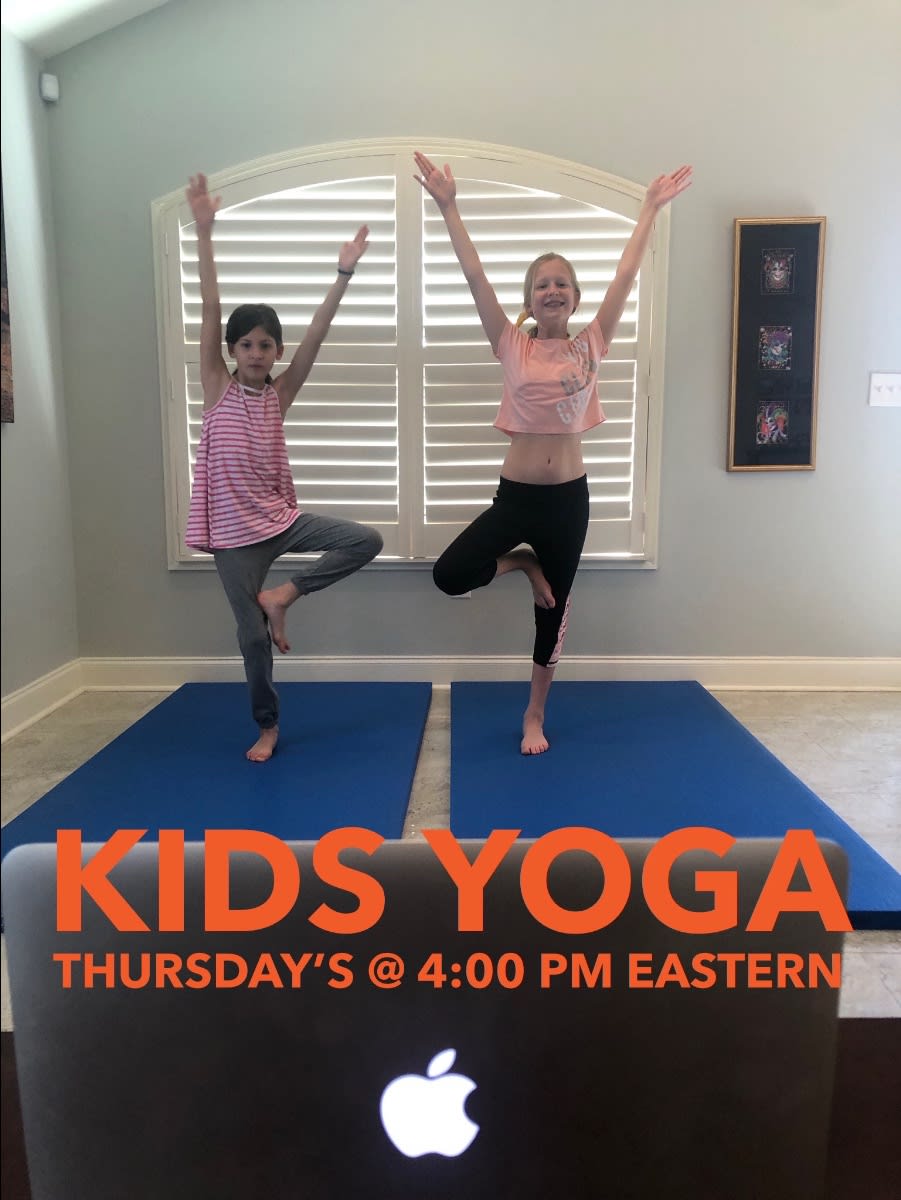 Kids Yoga w/ Escape to Shape owner Erica Gragg