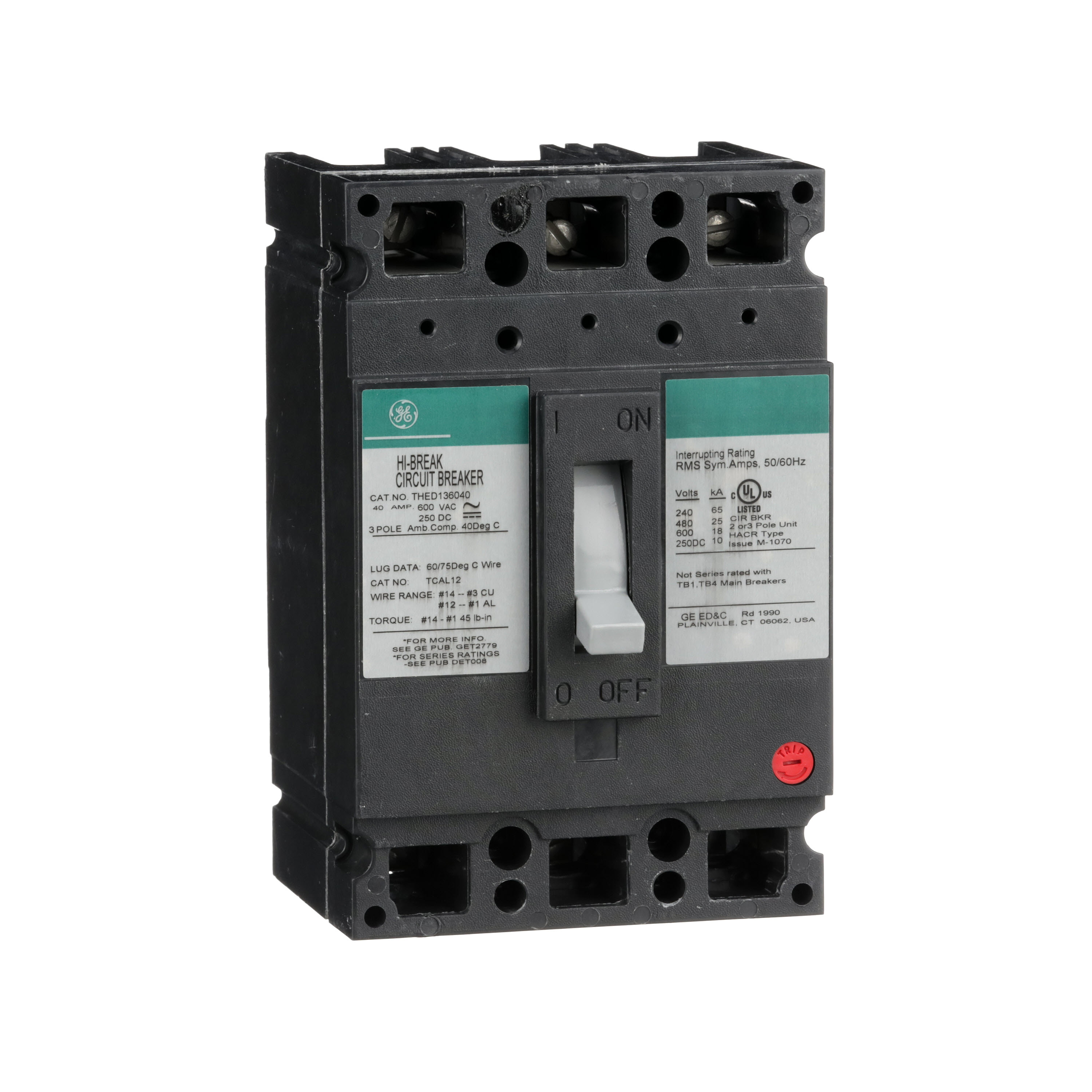 THED136040 by GENERAL ELECTRIC