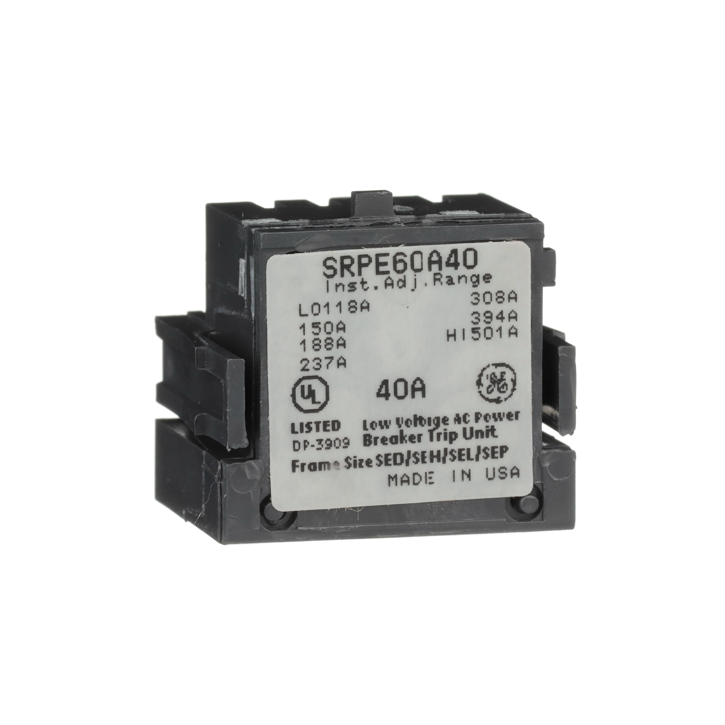 SRPE60A40 by GENERAL ELECTRIC