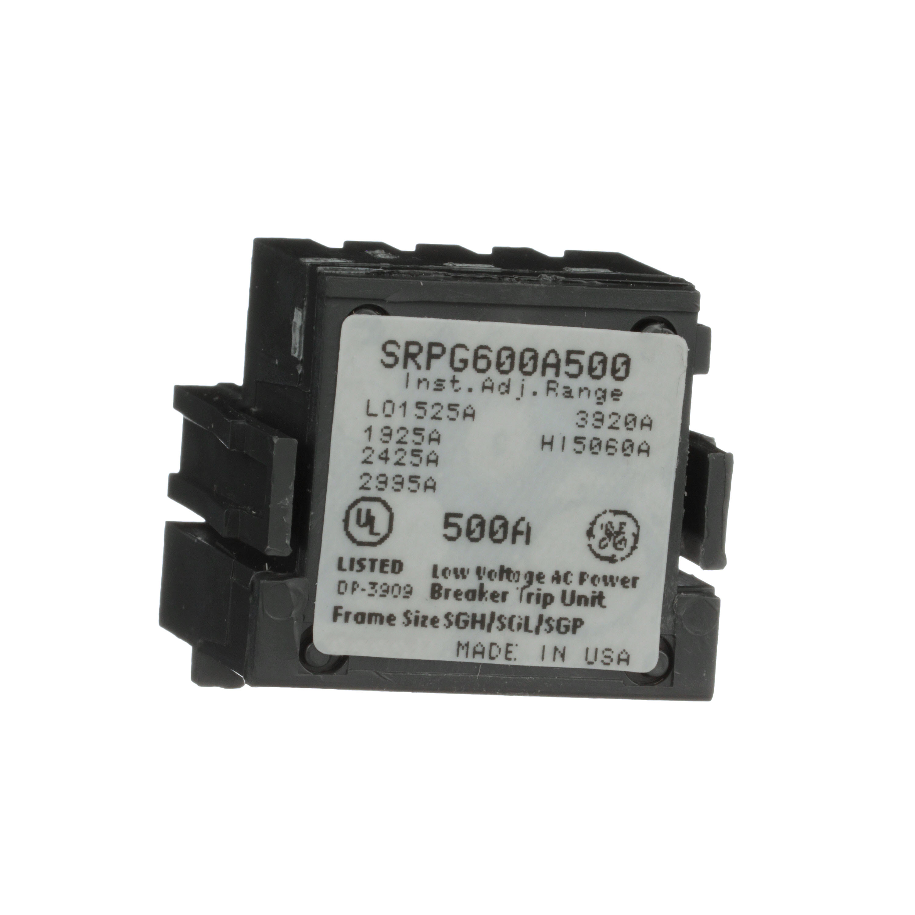 SRPG600A500 by GENERAL ELECTRIC