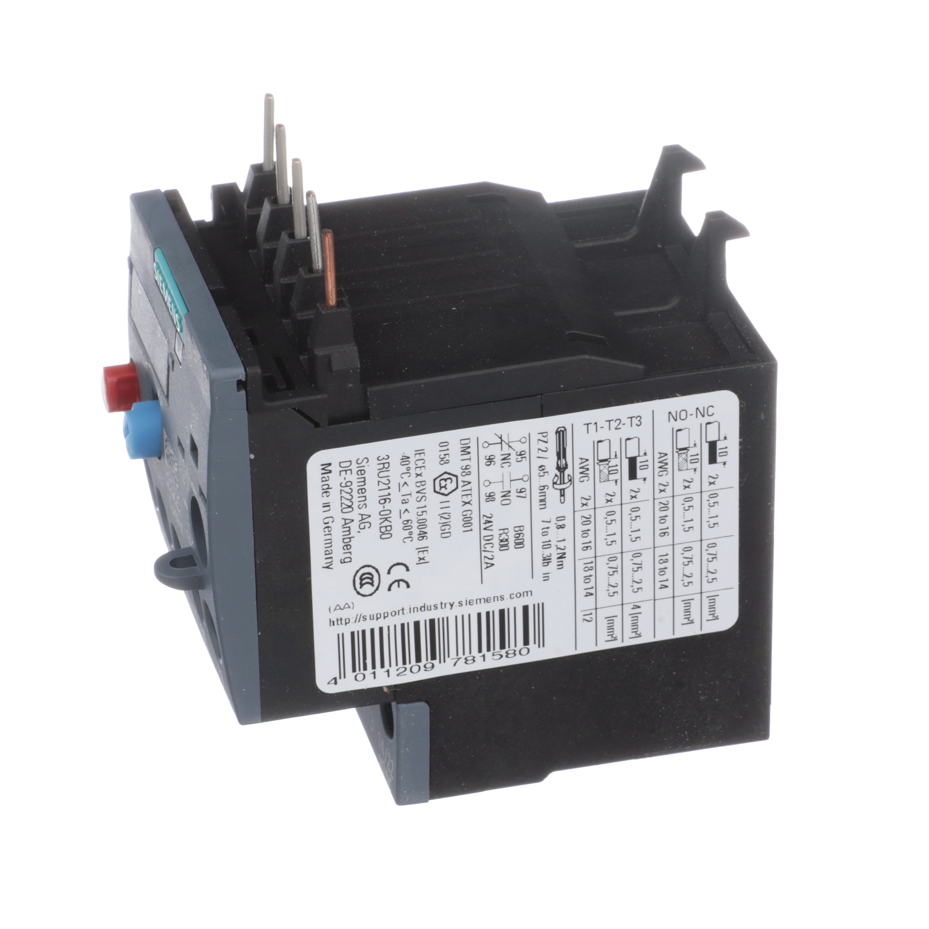 SIEMENS 3RU2116-0KB0