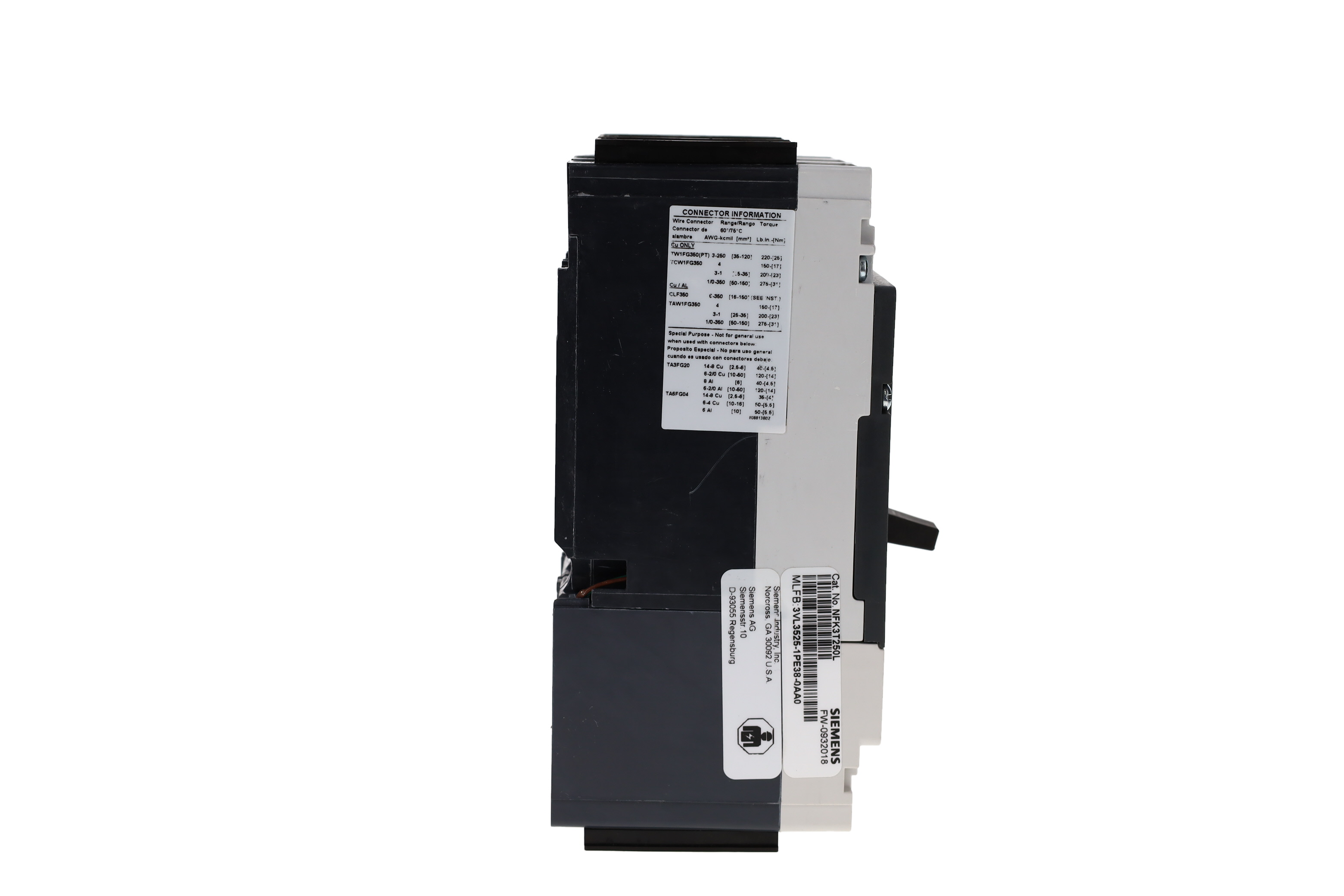 SIEMENS NFK3T250L
