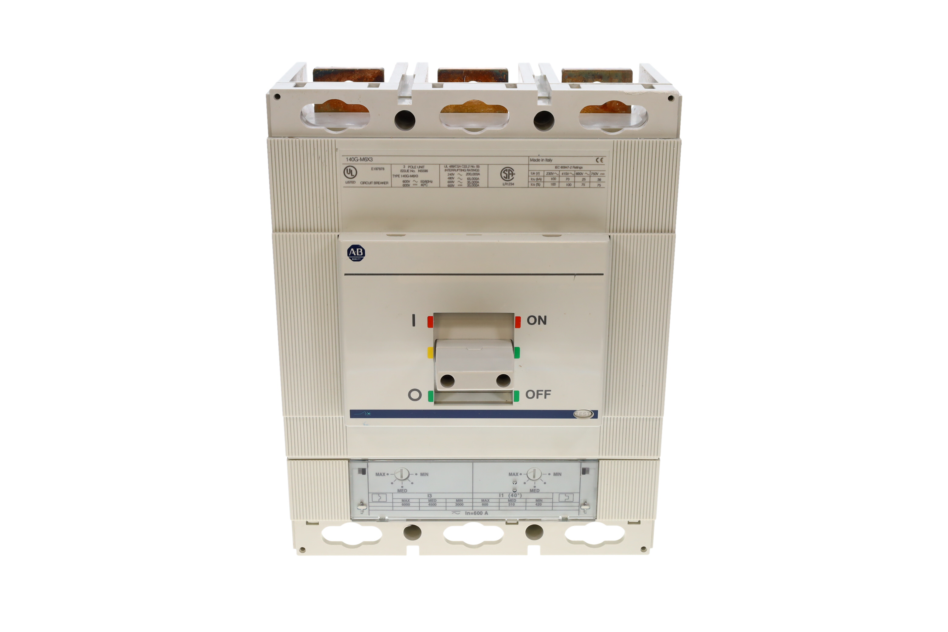 140G-M6F3-D60 Molded Case Circuit Breaker by ALLEN BRADLEY