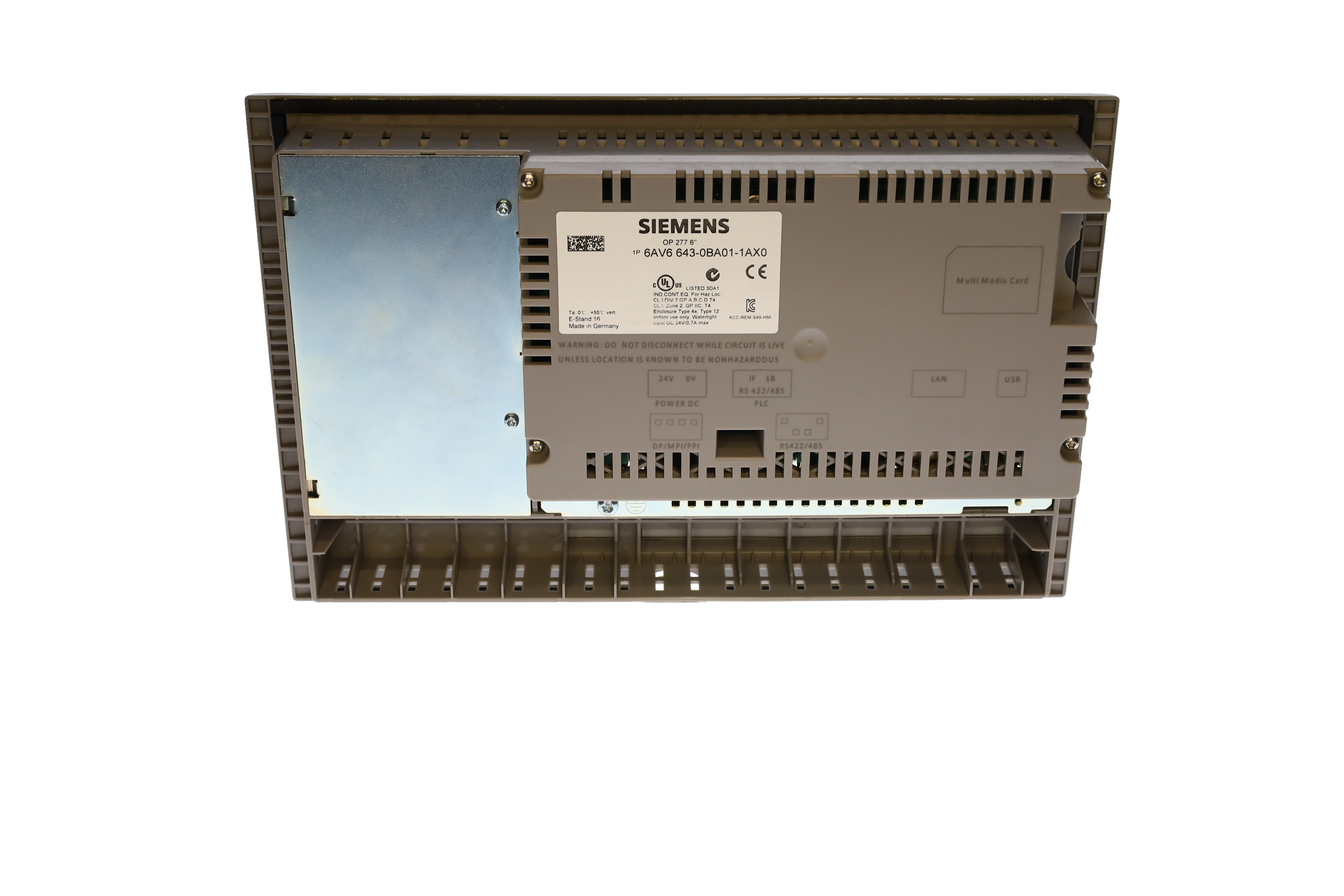 6AV6643-0BA01-1AX0 Operator Interface by SIEMENS