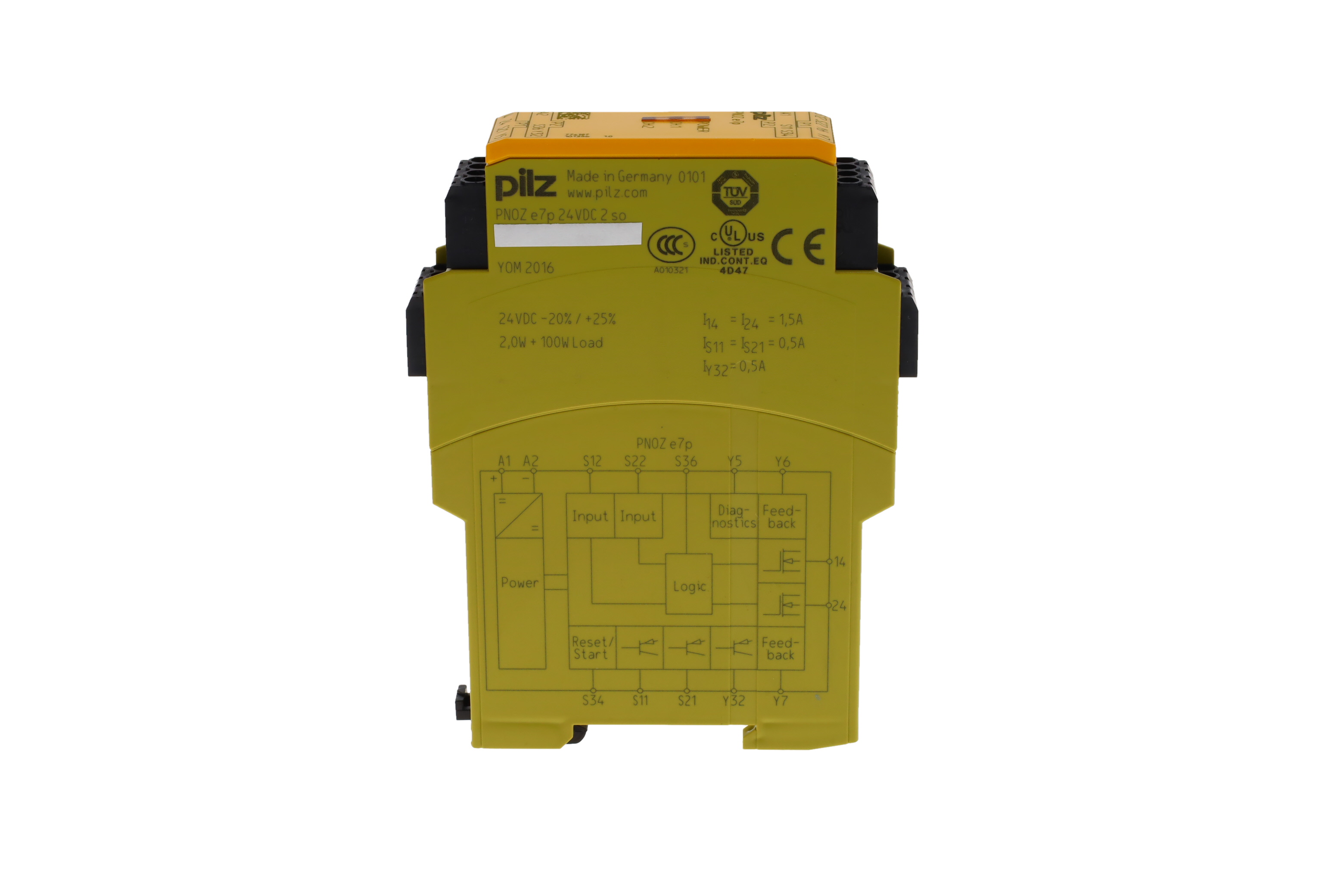 PILZ PNOZ E7P 24VDC 2 SO