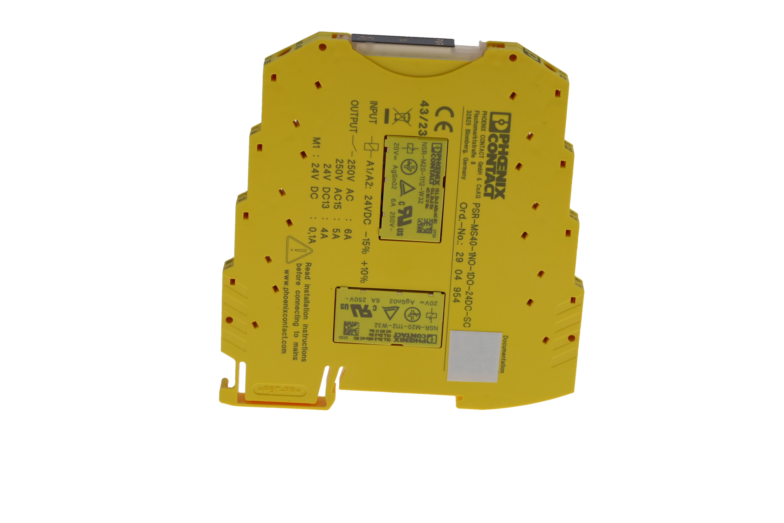 PHOENIX CONTACT PSR-MS40-1NO-1DO-24DC-SC