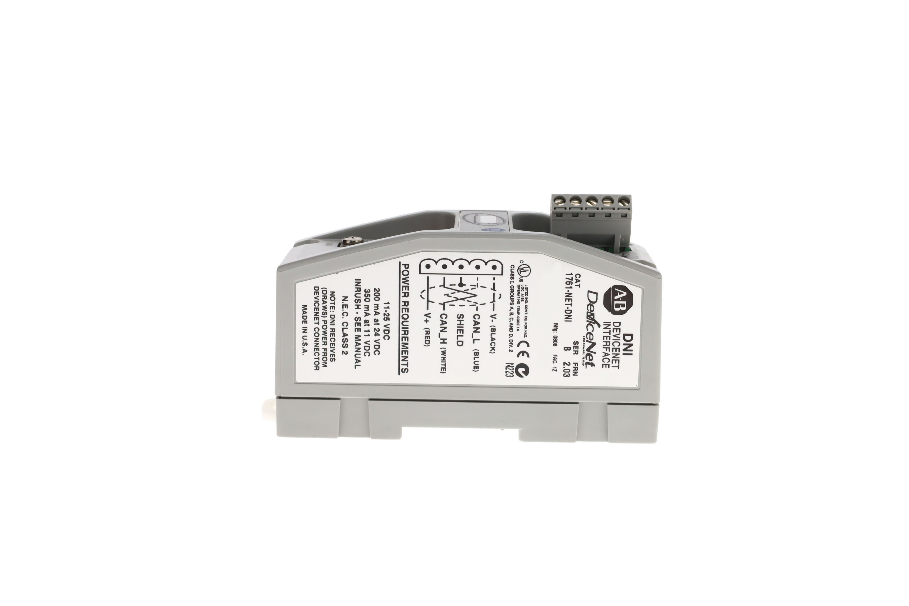ALLEN BRADLEY 1761-NET-DNI