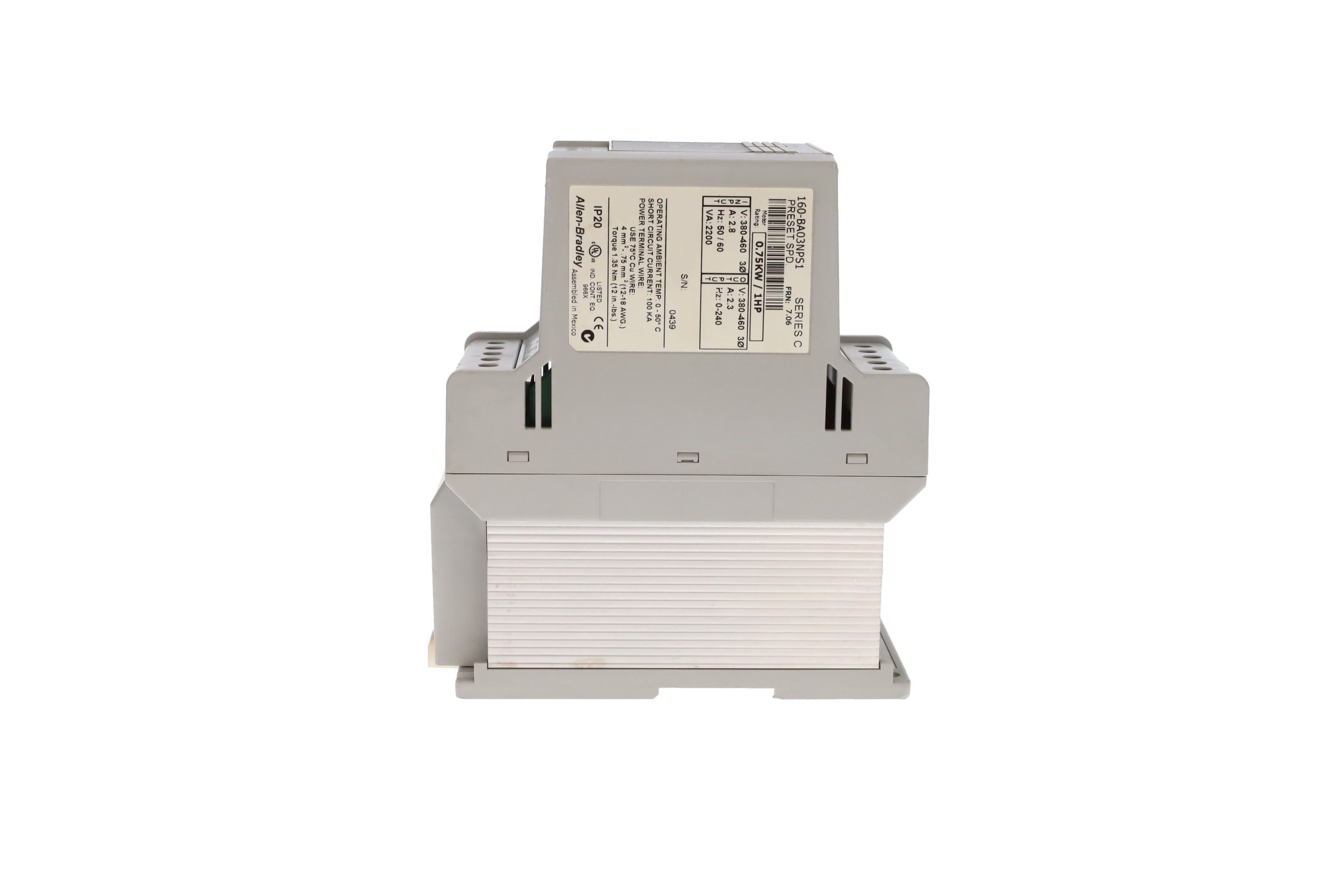 ALLEN BRADLEY 160-BA03NPS1